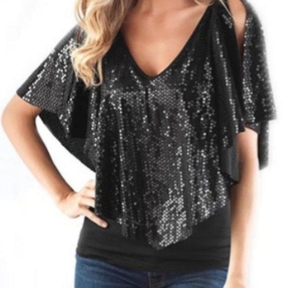 Leo Rosi sequin top - Picture 1 of 7